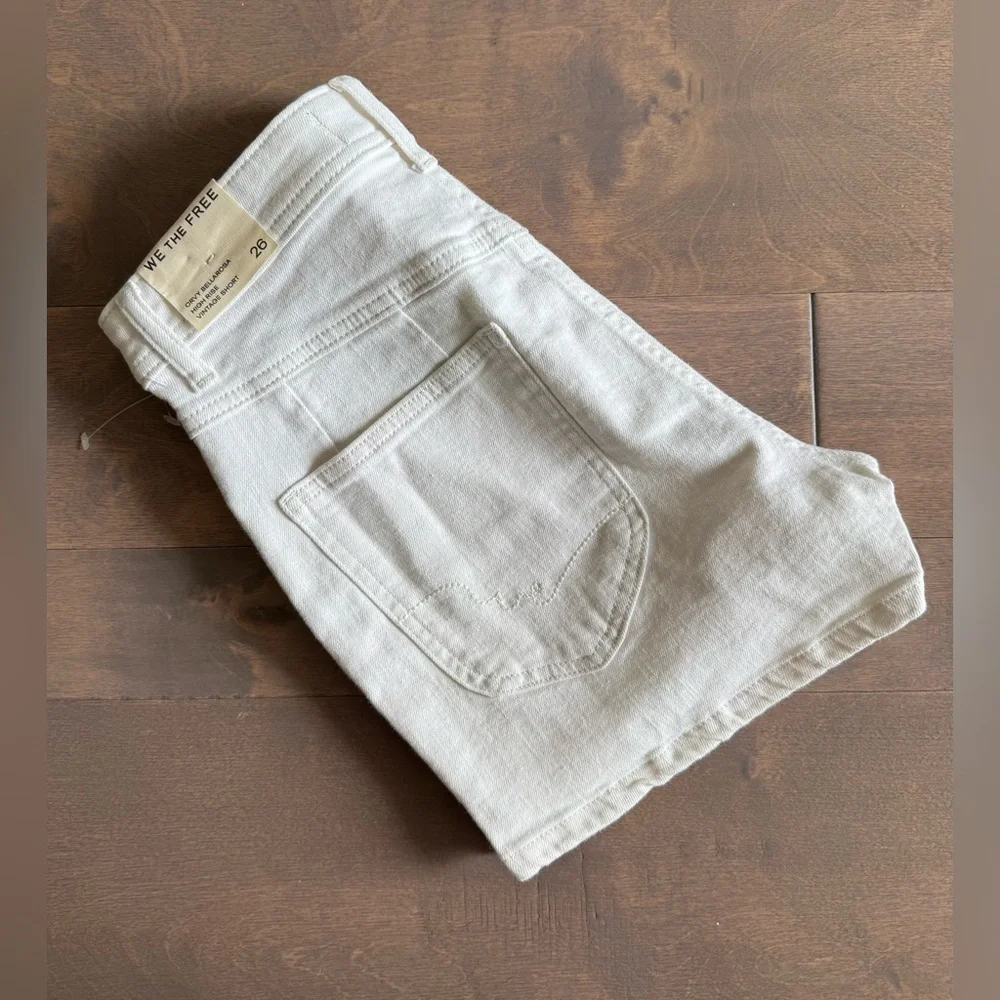 NWT Free People/We The Free CRVY Bellarosa High-Rise Vintage Shorts